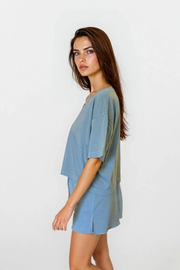 NOT SO CROPPED TEE- SOFT SAGE