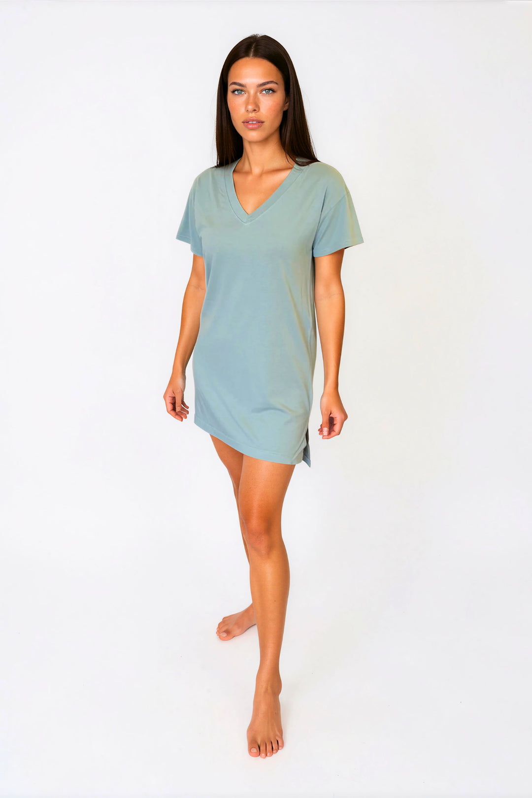 boyfriend t shirt dress Champion The Boyfriend Tee Dress Black at Amazon Women's Clothing store