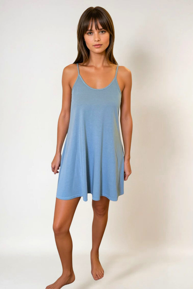 BABYDOLL SLEEP DRESS SOFT SAGE